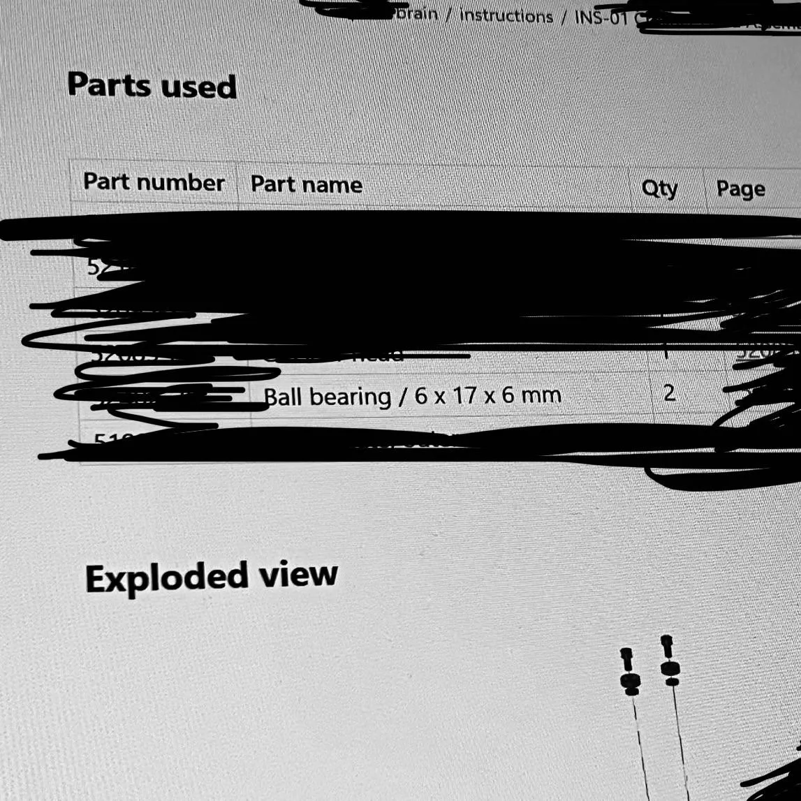 Work instruction